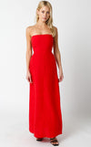 Home Of The Free Maxi Dress in Red