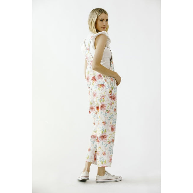 Garden Oasis Overalls in Multi Color