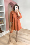 Overjoyed Dress in Camel