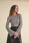 Your Best Interest Top in Heather Grey