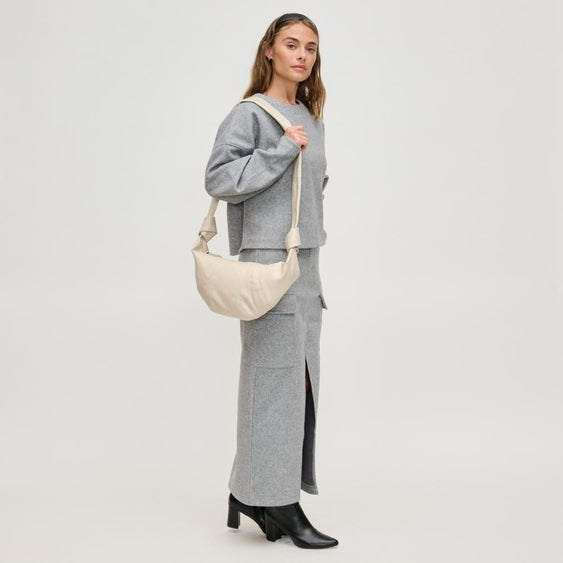 Davina Crossbody Bag in Cream