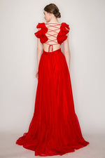 Stunning Sights Maxi Dress in Red