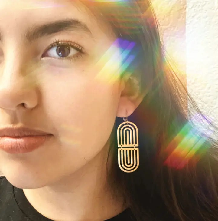 Embrace The Day Earrings in Gold