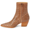 Dahlia Booties in Tan