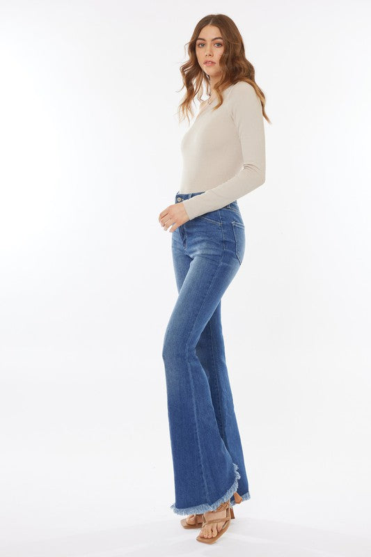 Thinking Out Loud Flare Jeans in Denim