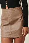 Still The One Skirt in Mocha