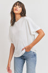 Casual Feelings Top in Off White