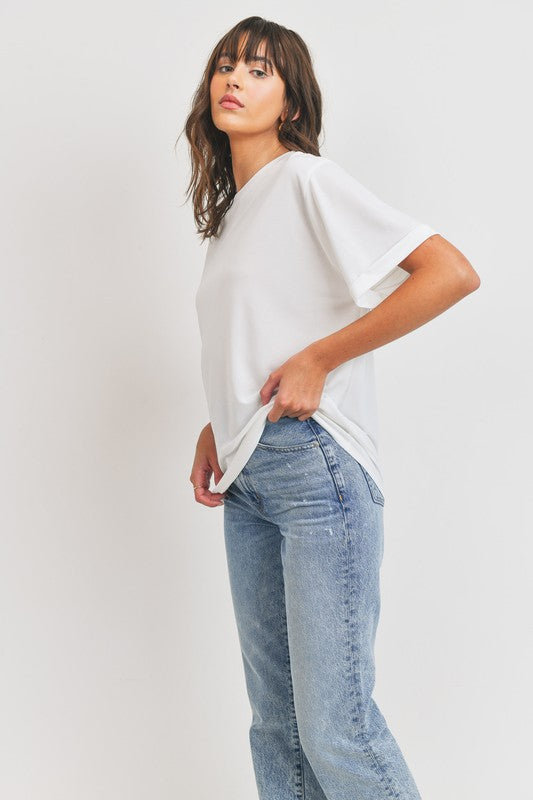 Casual Feelings Top in Off White