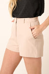 Cue The Chic Shorts in Beige