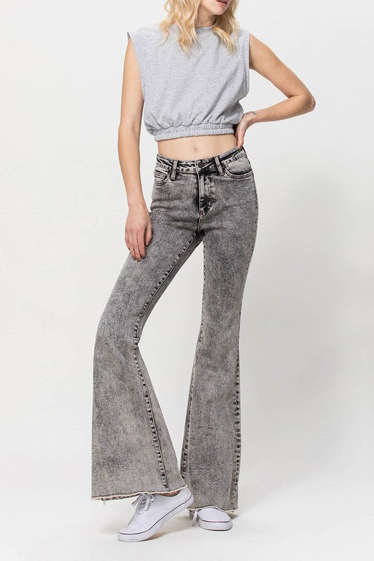 Now Or Never Flare Jeans in Black
