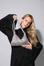 Astrid Shoulder Bag in Silver