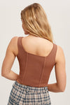 City Girl Top in Mocha