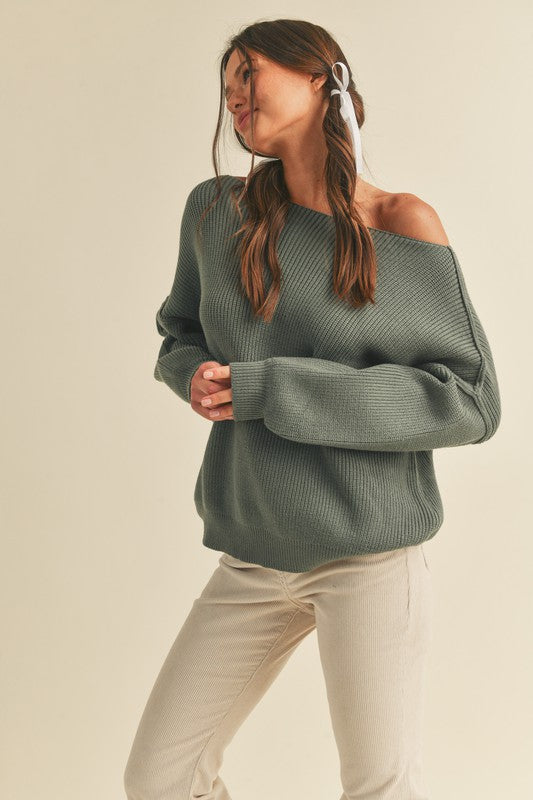 Never Better Sweater in Green