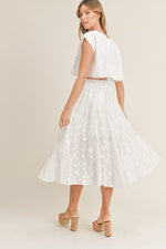 I Do Midi Skirt in Off White
