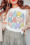 Mama Graphic Tee in Ivory
