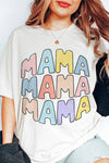 Mama Graphic Tee in Ivory