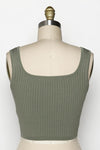Playing It Cool Tank Top in Olive