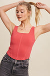 City Girl Top in Coral