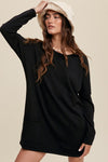 Into You Tunic Dress in Black