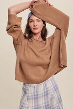 Waiting For You Sweater in Brown