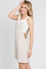 Laid Back Romper in Oatmeal