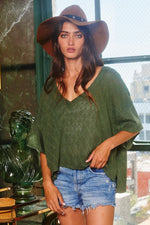 Added Flare Top in Green