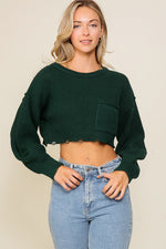 Cozy Up Sweater in Hunter Green