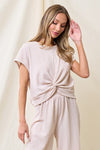 Next To You Top in Taupe