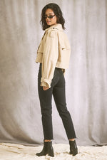 Hello Autumn Jacket in Beige