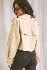 Hello Autumn Jacket in Beige