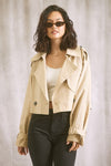 Hello Autumn Jacket in Beige