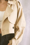 Hello Autumn Jacket in Beige