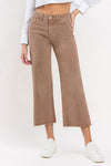 Mark My Word Wide Leg Jeans in Brown