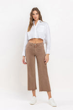 Mark My Word Wide Leg Jeans in Brown