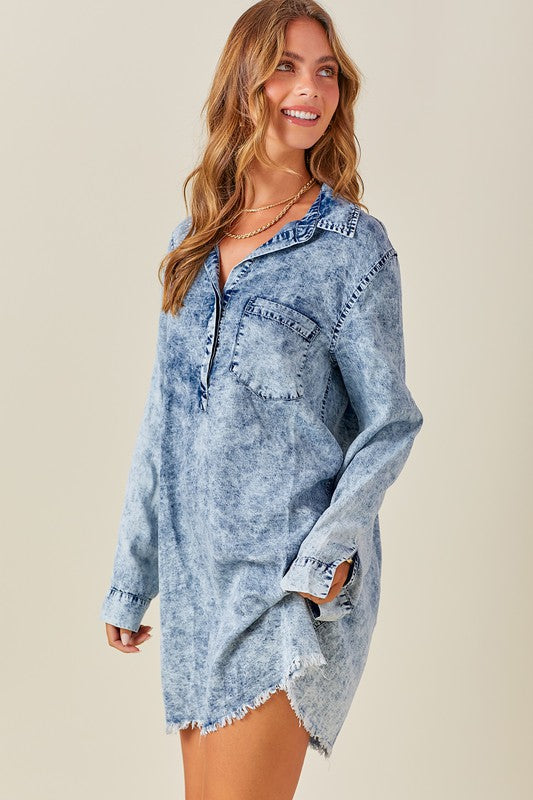 Thinking Of You Dress in Denim