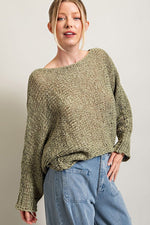 In Your Tracks Sweater in Olive