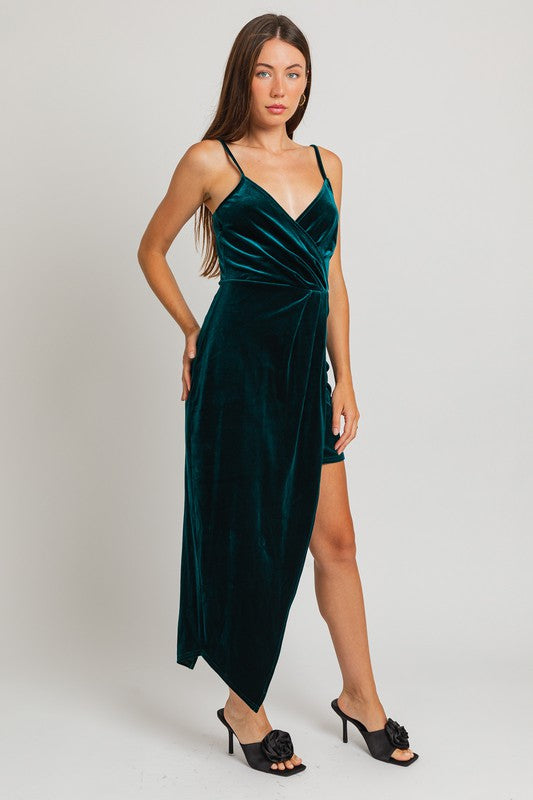 All I Want Dress in Emerald