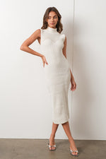 Another Time Midi Dress in Off White