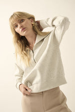 Casual Concept Sweatshirt in Heather Grey