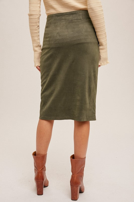 Mixed Emotions Midi Skirt in Olive – Dani-Rae & Company