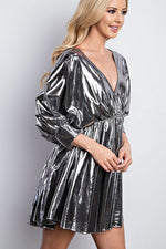 Seeing Stars Dress in Silver