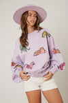 More For You Sweatshirt in Lavender