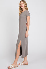 Shift The Focus Midi Dress in Grey