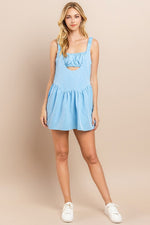 It's A Winner Romper in Blue