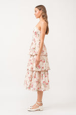 Garden Secrets Midi Dress in Natural