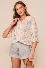 All Nighter Top in Cream
