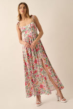 Garden Blooms Maxi Dress in Multi Color