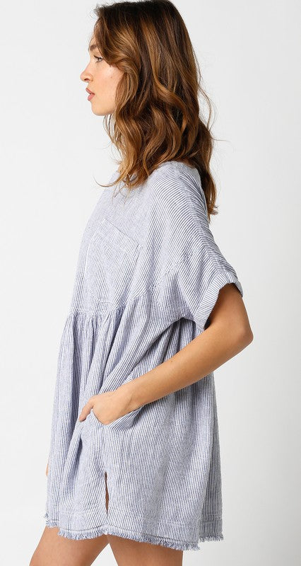 Need To Know Dress in Chambray