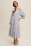 Young At Heart Maxi Dress in Blue