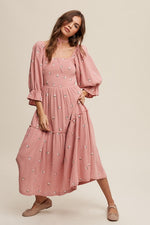 Young At Heart Maxi Dress in Pink